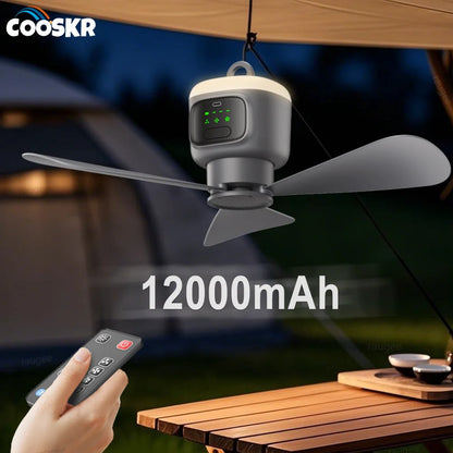 Portable Ceiling Fan 12000mAh