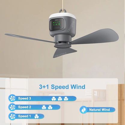 Portable Ceiling Fan 12000mAh